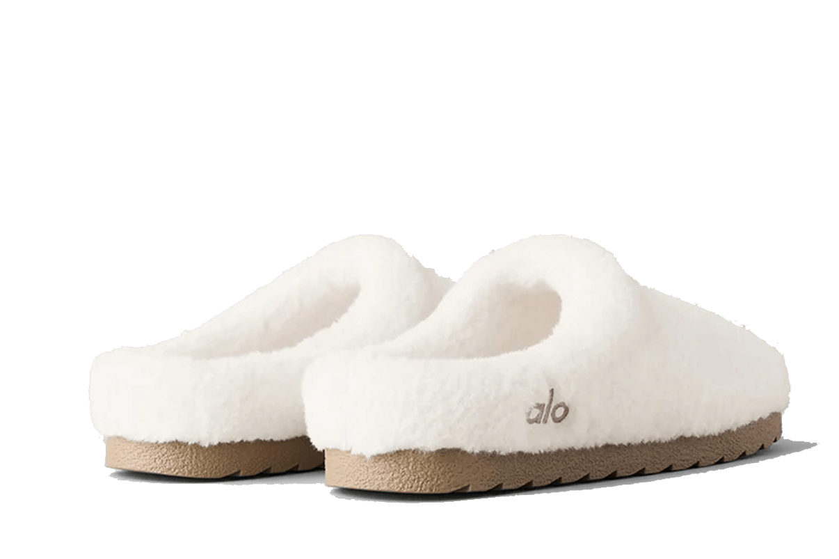 Slipper Alo Yoga Recovery Ivory Off White