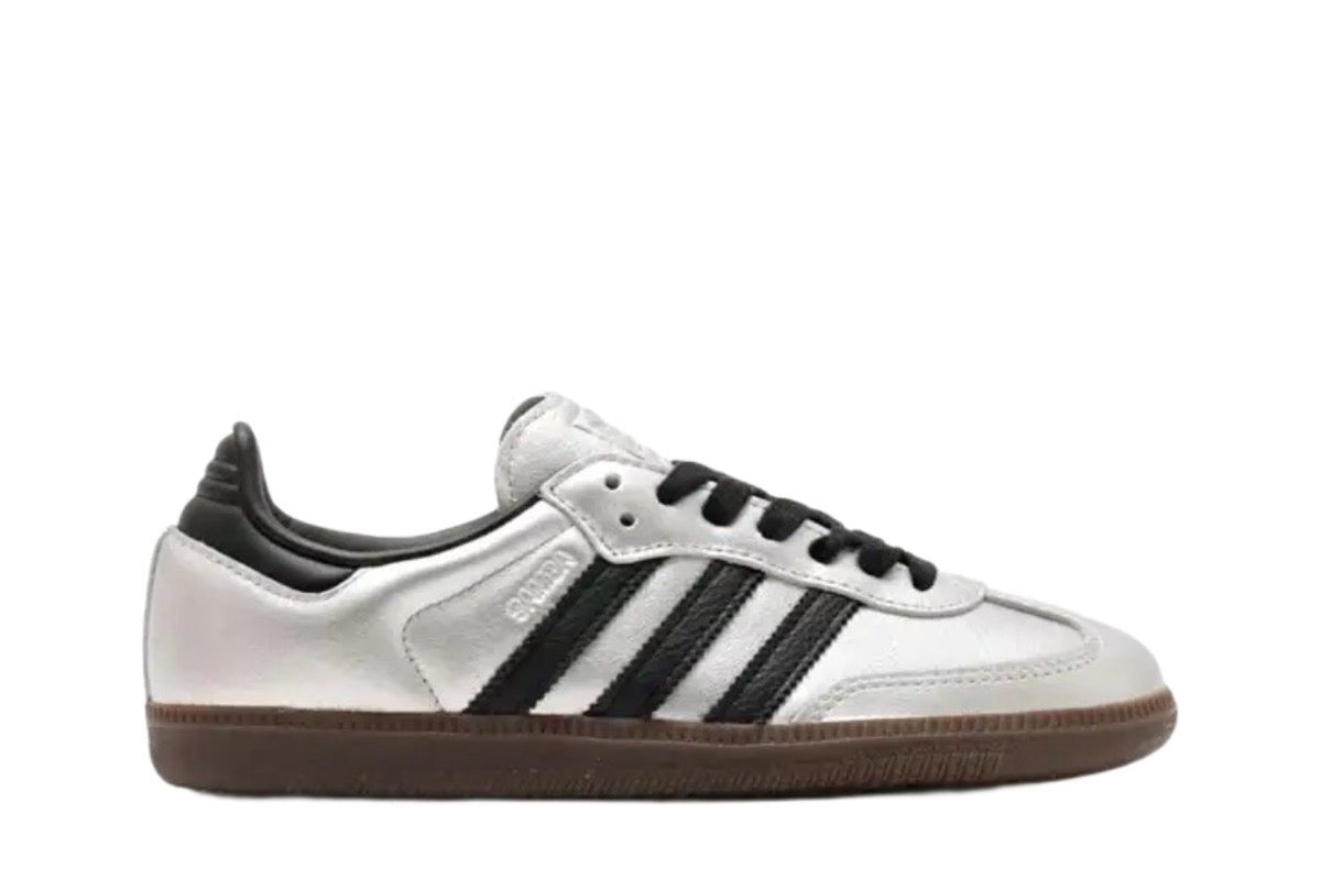 Tênis Adidas Samba OG Metallic Silver Prata