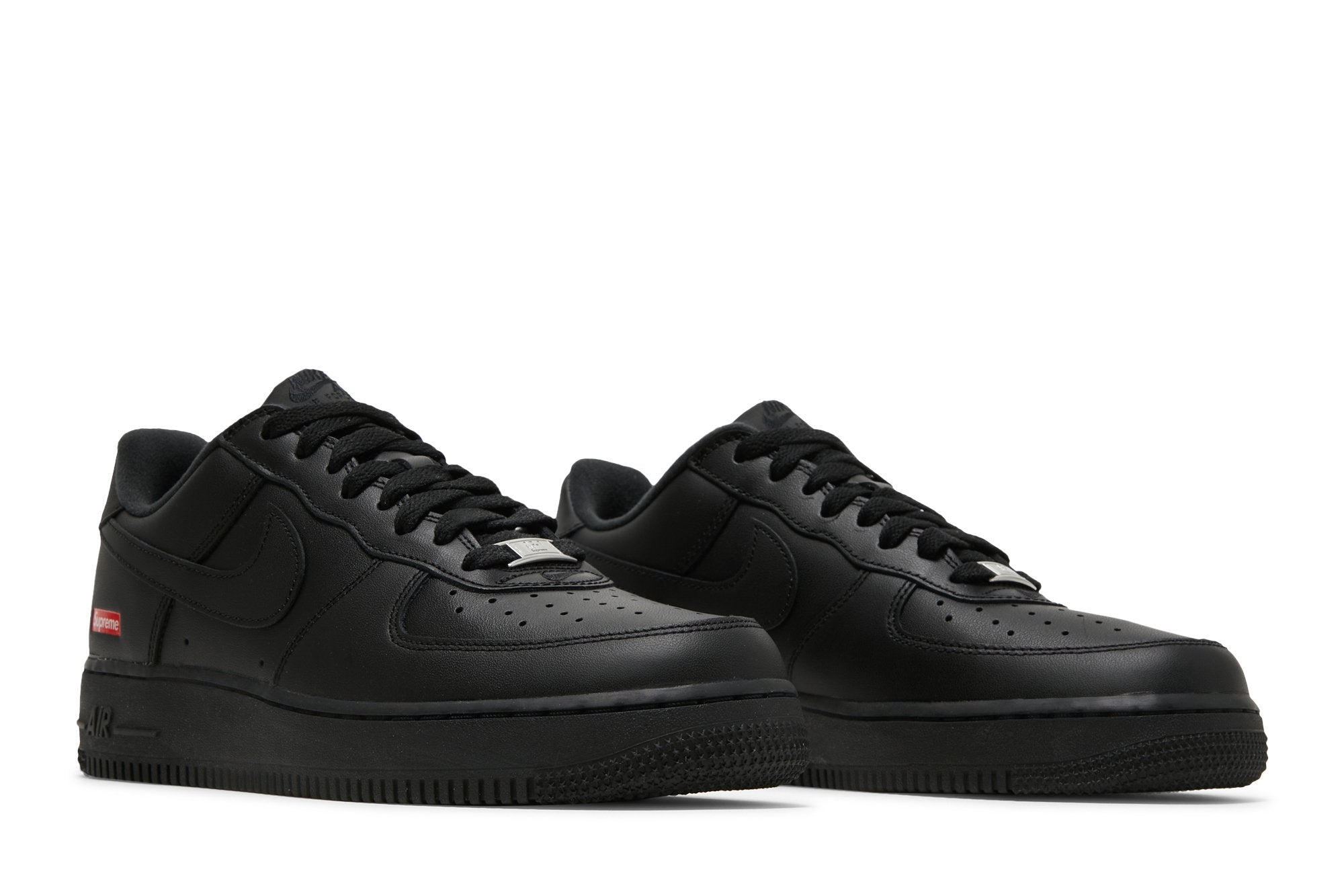 Tênis Nike Air Force 1 Low x Supreme Black Preto