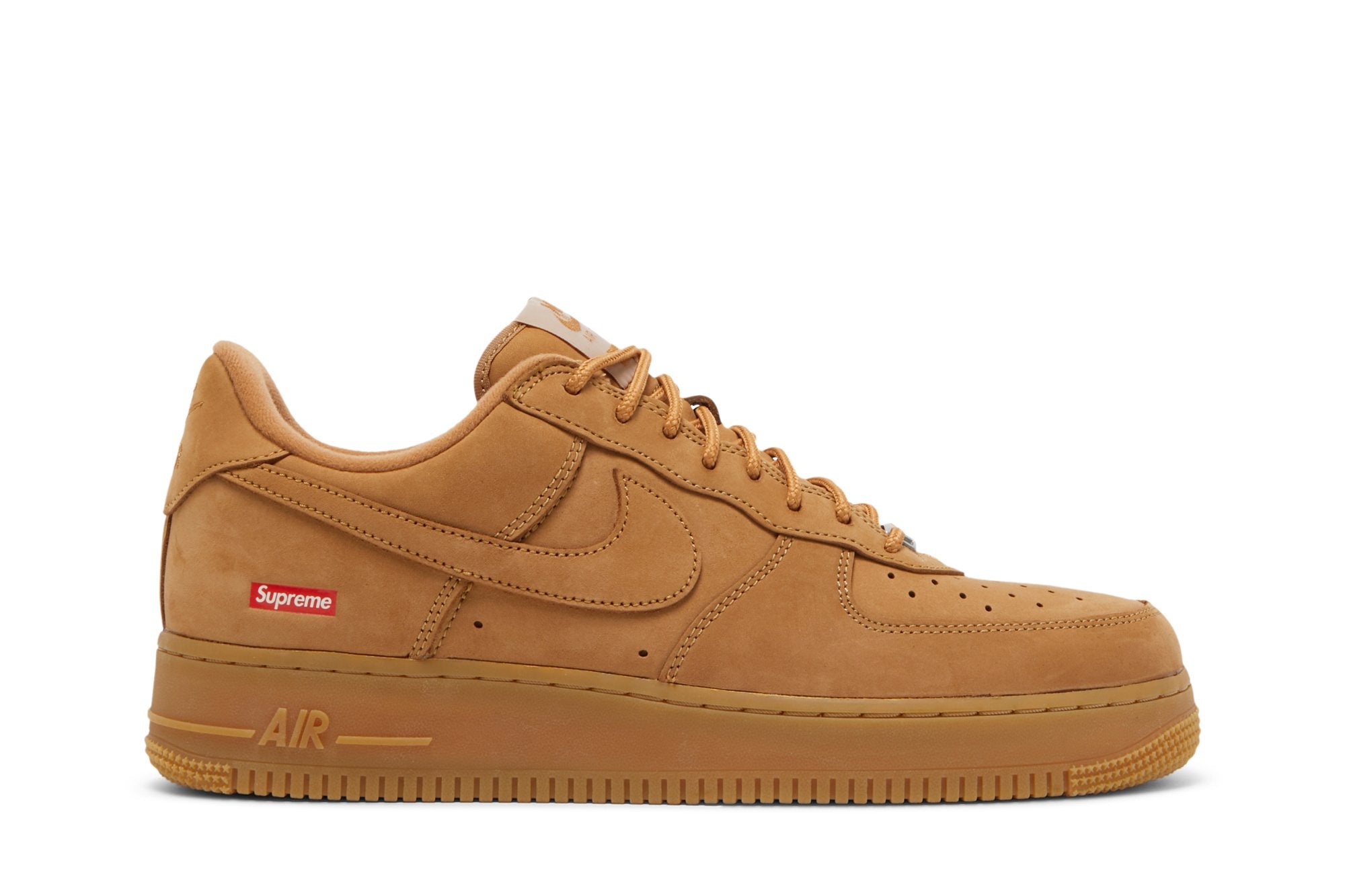 Tênis Nike Air Force 1 Low x Supreme Wheat Marrom