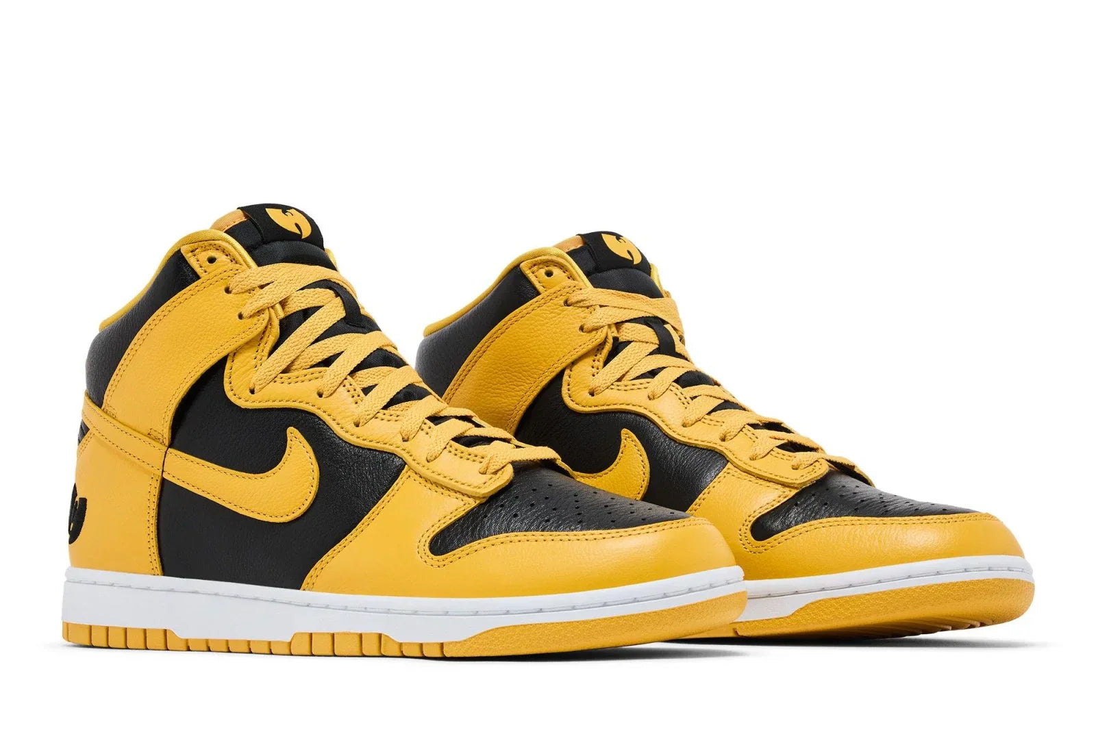 Nike Dunk High x Wu Tang Clan Black and Pollen Amarelo