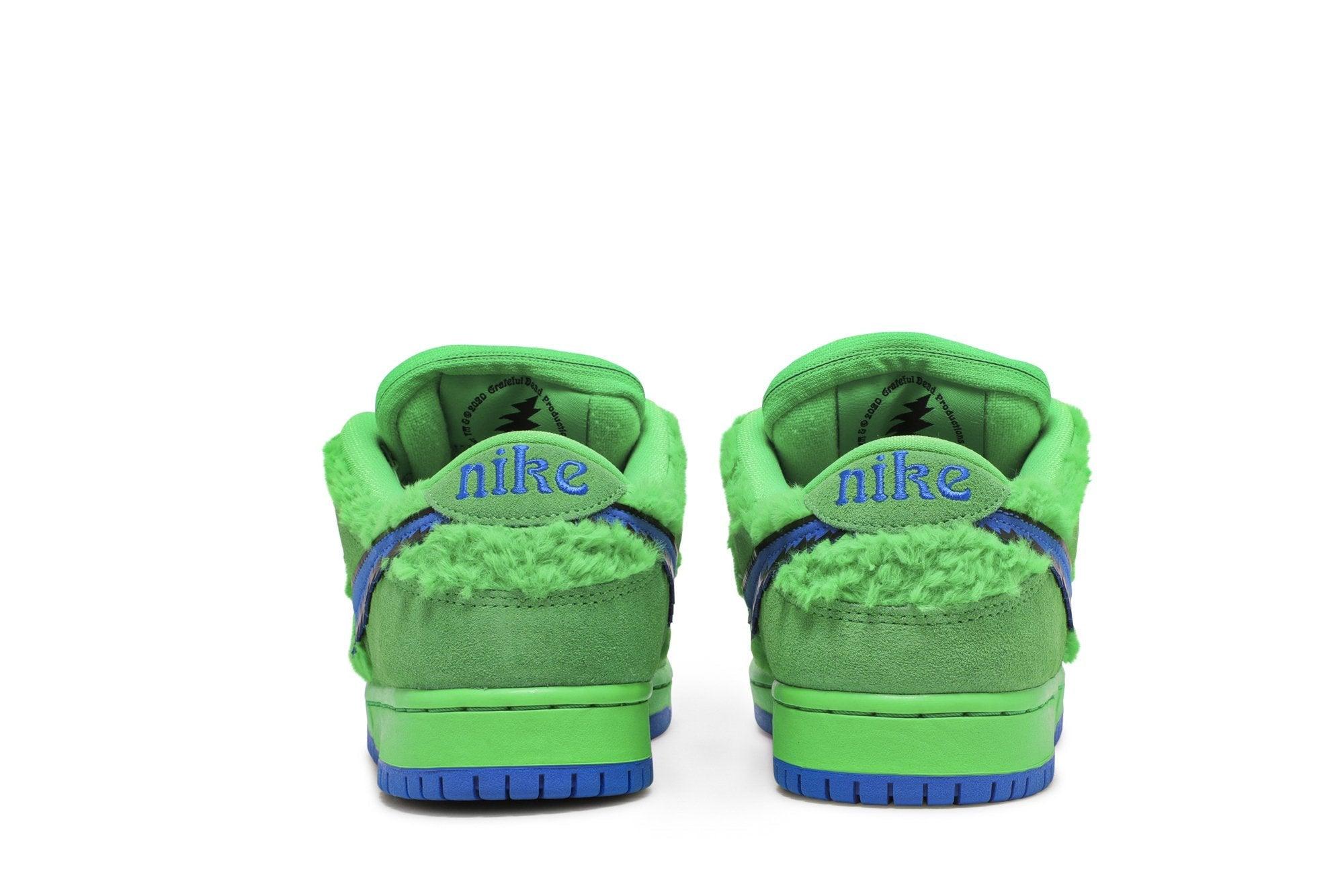 Tênis Nike SB Dunk Low Grateful Dead Green Bear Verde