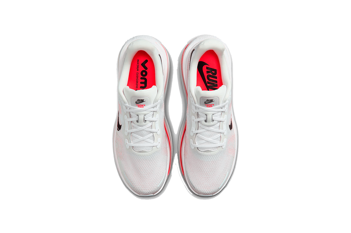 Tênis Nike Vomero Premium White Bright Crimson Branco