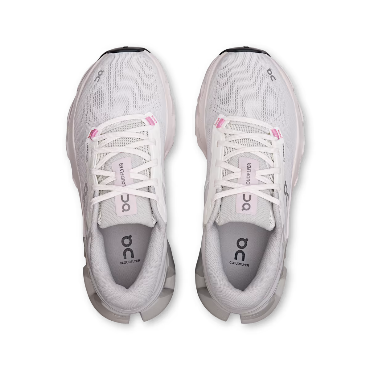 Tênis On Running Cloudflyer 5 Grey Bege Cinza