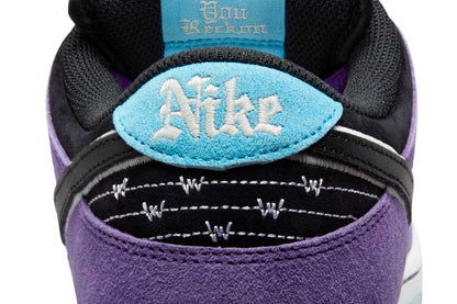 Tênis Nike SB Dunk Low Pro x Hayley Wilson Black and Court Purple Roxo