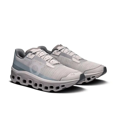 Tênis On Running Cloudmonster Void Alloy Cinza Claro Glacier