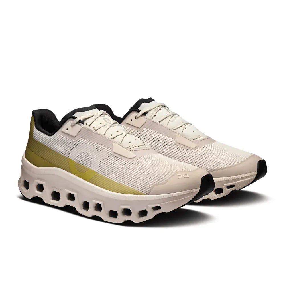 Tênis On Running Cloudmonster Void Silver Lense Bege Beige
