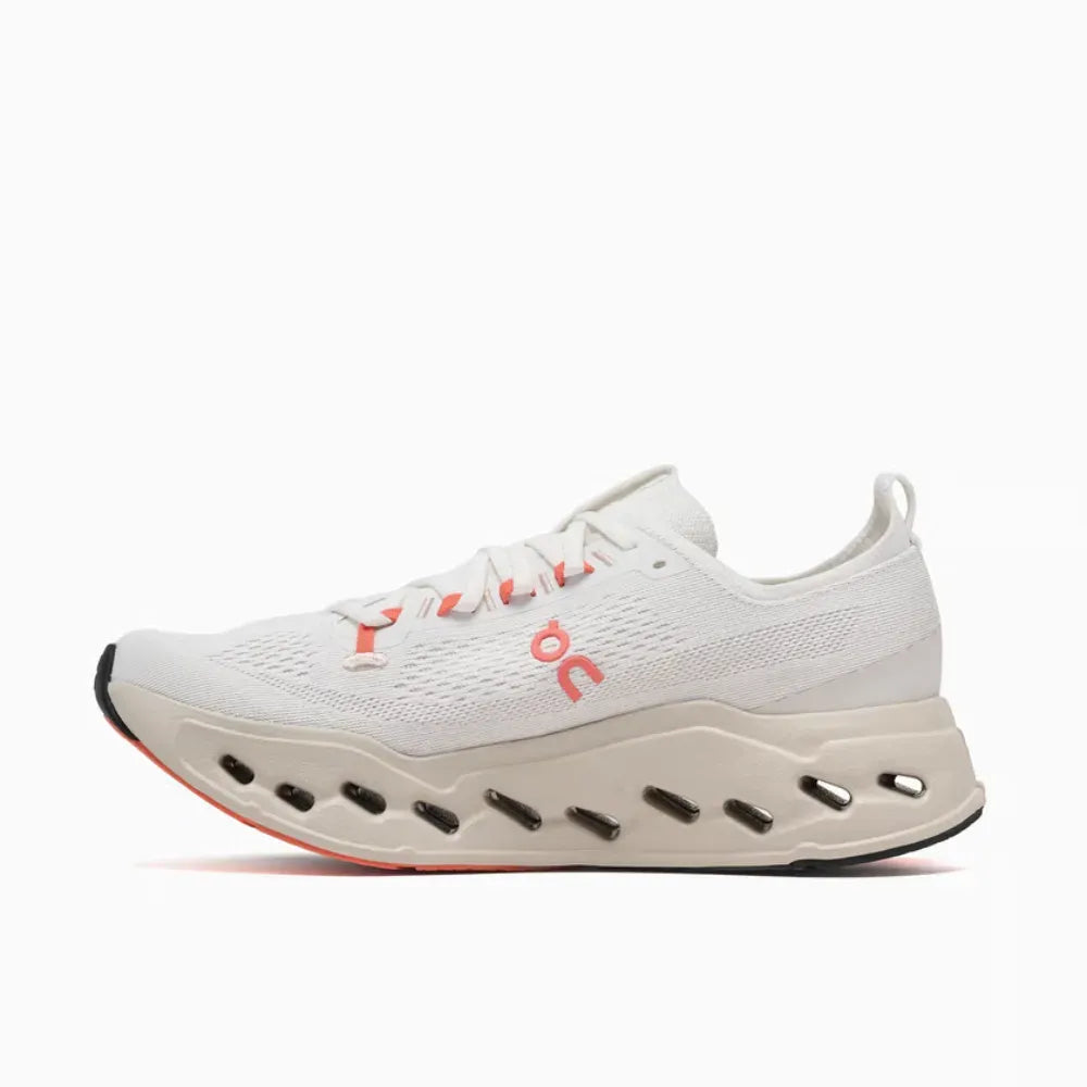 Tênis On Running Cloudsurfer Max 1 Ivory Laranja Salmão Salmon