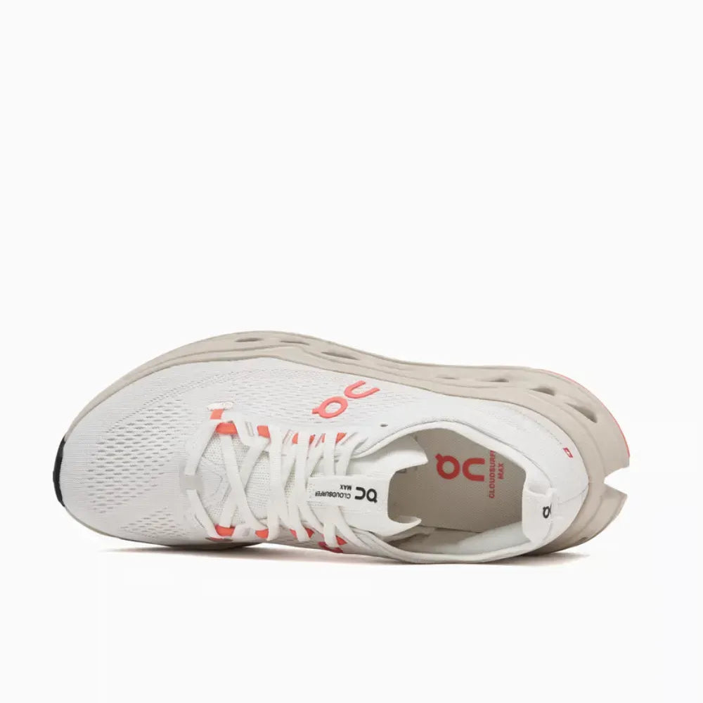 Tênis On Running Cloudsurfer Max 1 Ivory Laranja Salmão Salmon