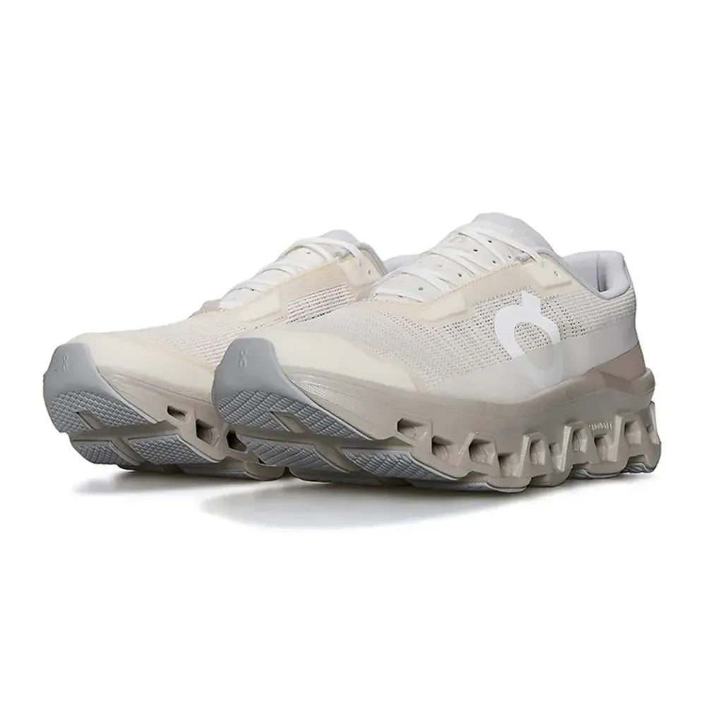 Tênis On Running Cloudmonster Void 1 Branco Bege White