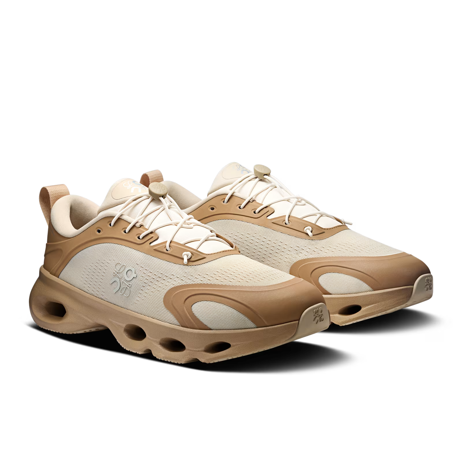 Tênis On Running Cloudsolo Loewe Dark Sand Cream Bege