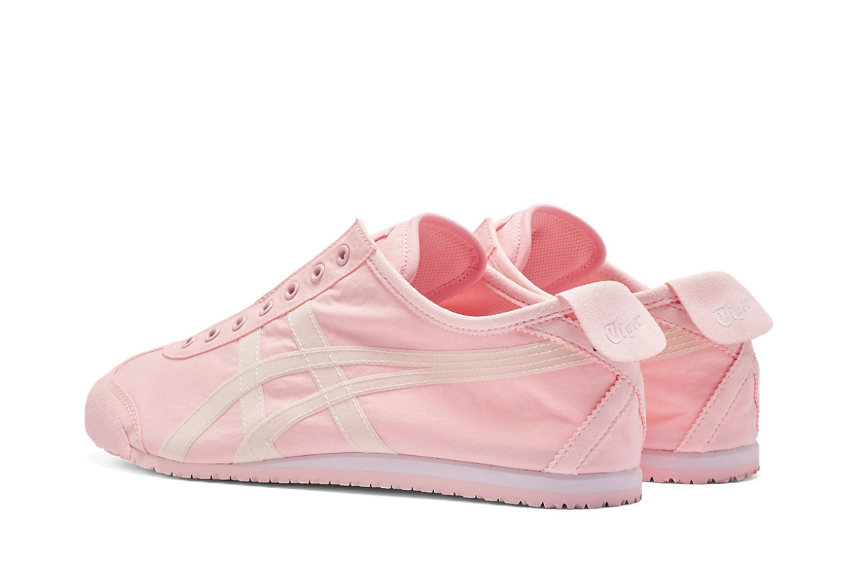 Tênis Onitsuka Tiger Mexico 66 Slip-On Pink Cream Rosa