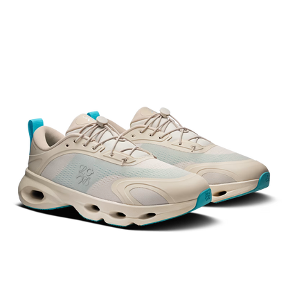 Tênis On Running Cloudsolo Loewe Sand Turquoise Bege