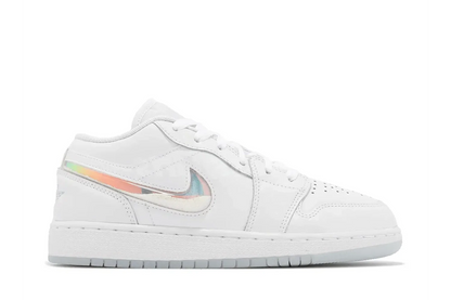 Air Jordan 1 Low Se &quot;Glitter Swoosh&quot; Branco