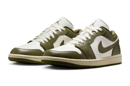 Tênis Nike Air Jordan 1 Low Medium Olive Verde