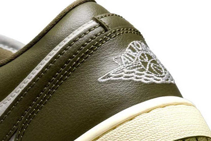 Air Jordan 1 Low Medium Olive Verde
