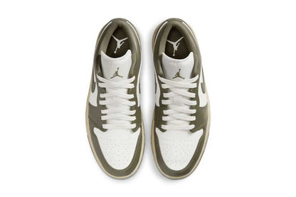 Tênis Nike Air Jordan 1 Low Medium Olive Verde