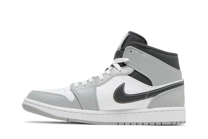 Tênis Nike Air Jordan 1 Mid Light Smoke Grey Cinza