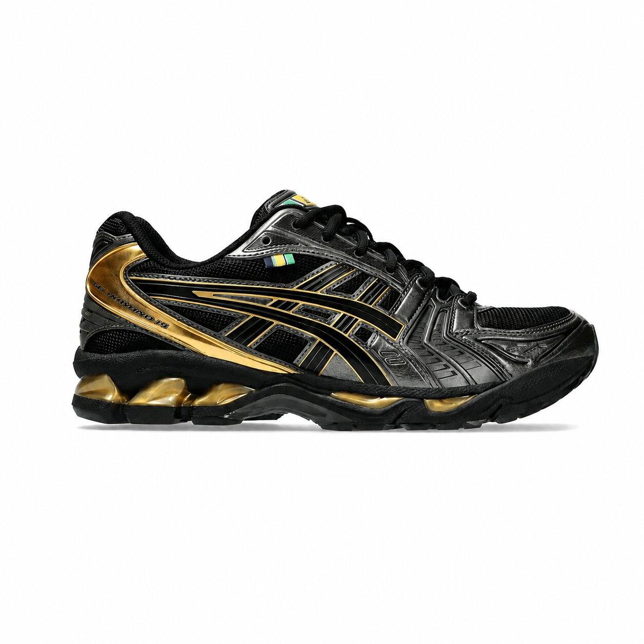 Tênis Asics Gel-Kayano 14 x Senna Black Gold Preto