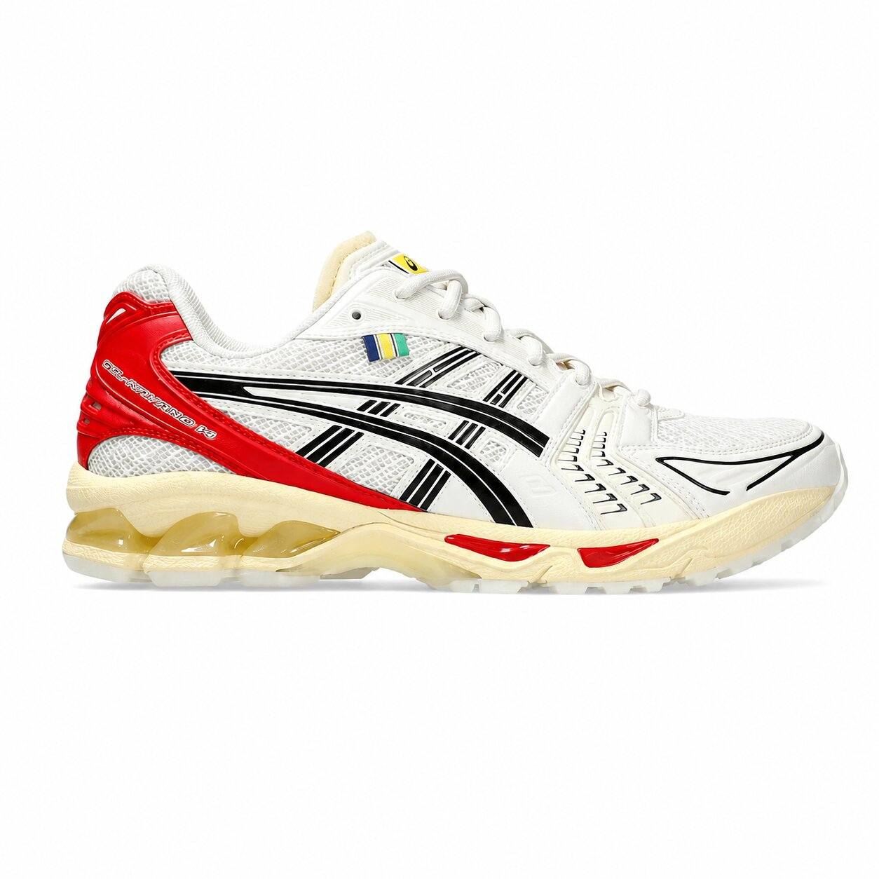 Tênis Asics Gel-Kayano 14 x Senna White Red Branco
