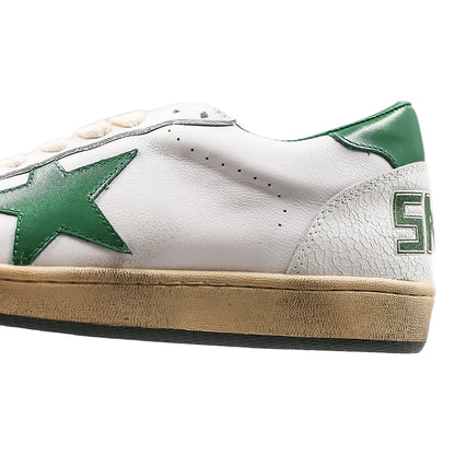 Tênis Golden Goose Ball Star com Estrela de Couro Verde
