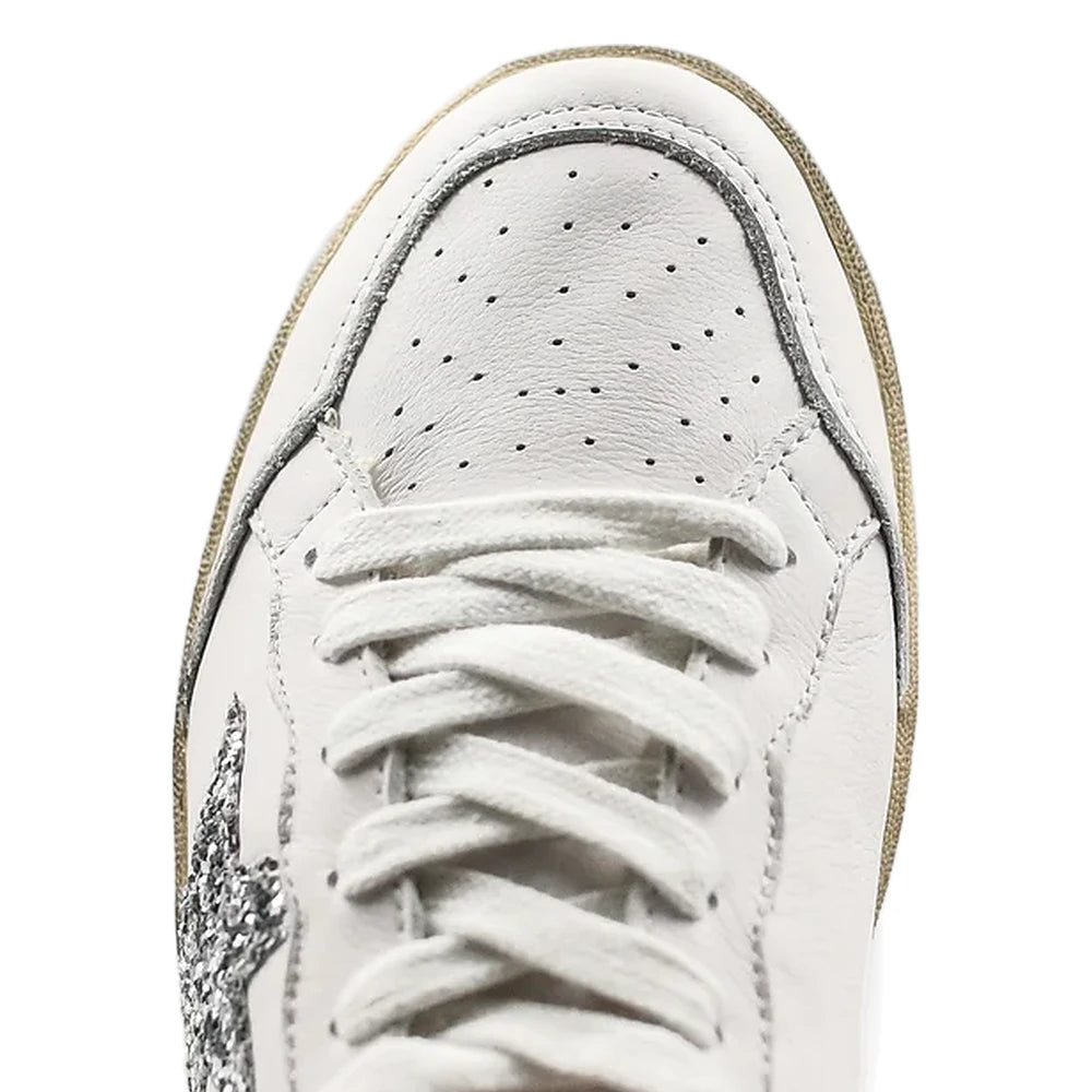 Tênis Golden Goose Ball Star Vermelho White Glitter
