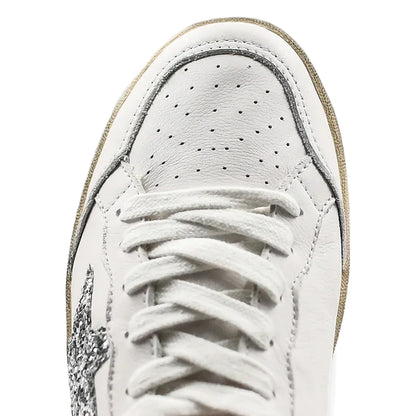 Tênis Golden Goose Ball Star Vermelho White Glitter