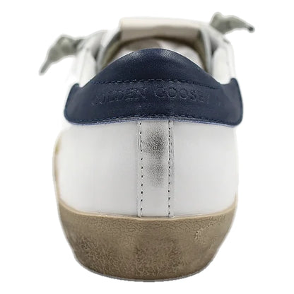 Tênis Golden Goose Super-Star White Brilho Gold Dourado
