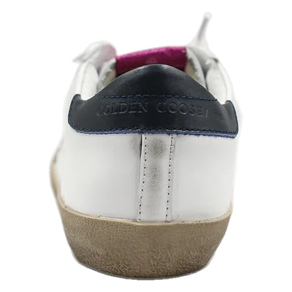 Tênis Golden Goose Super-Star Glitter Prateado Pink