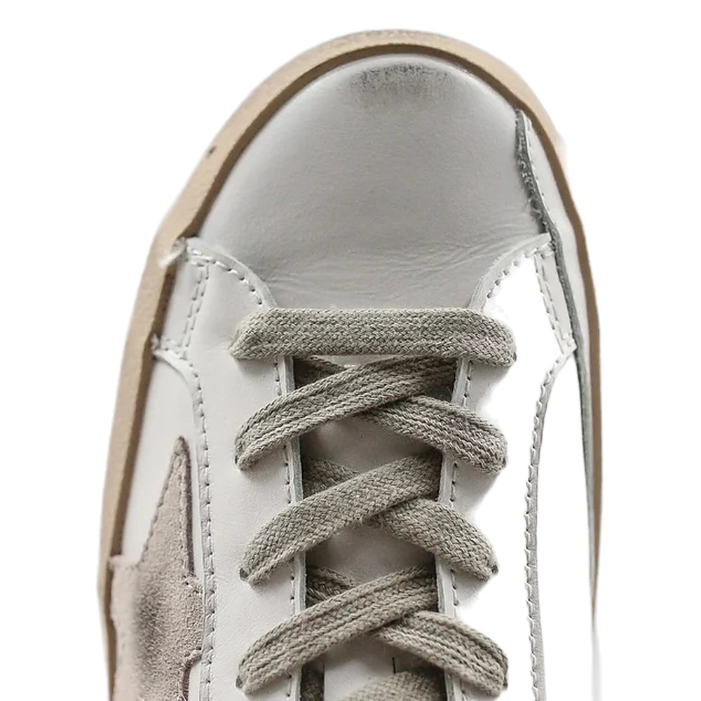 Tênis Golden Goose Super-Star White Gold Dourado