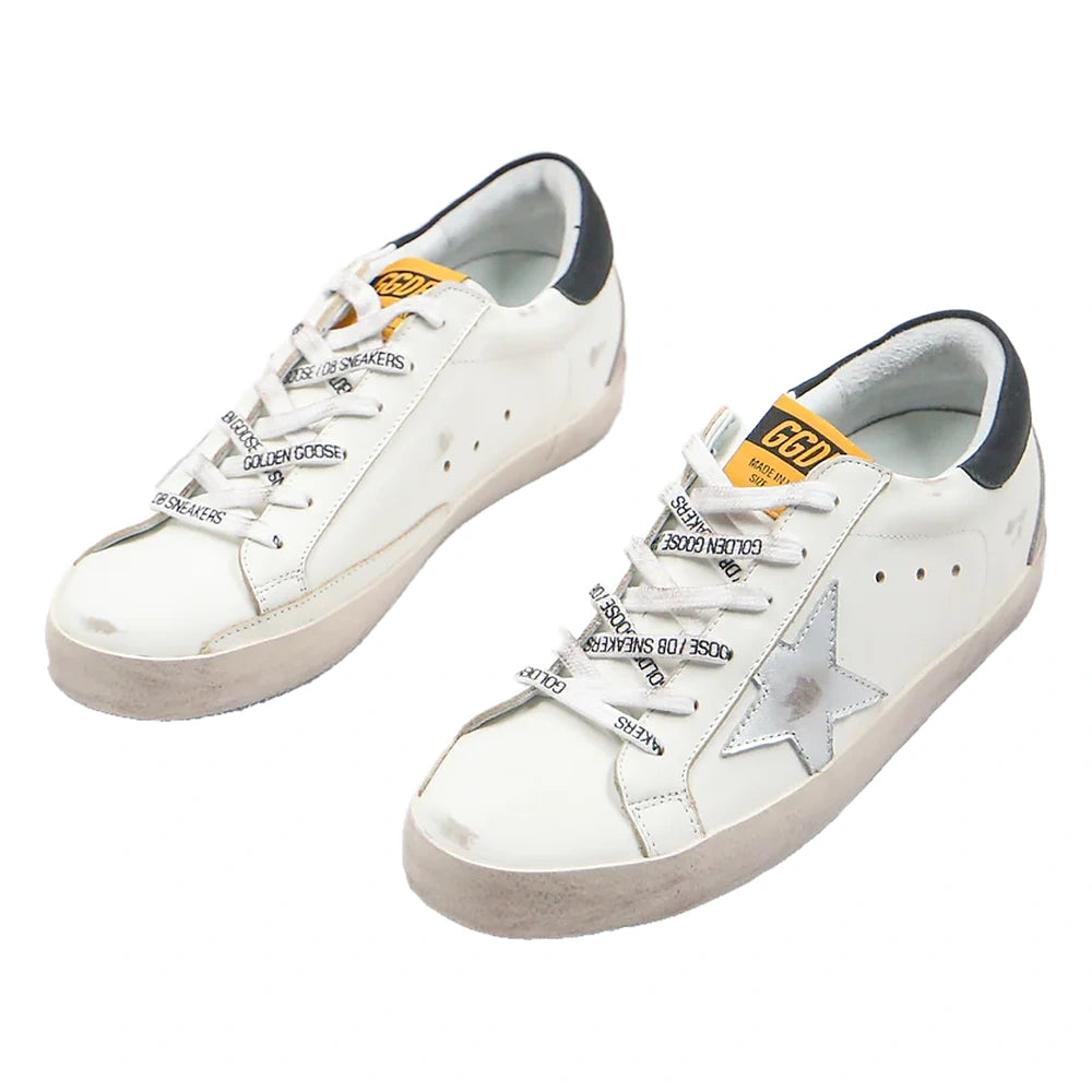 Tênis Golden Goose Super-Star White Silver Branco