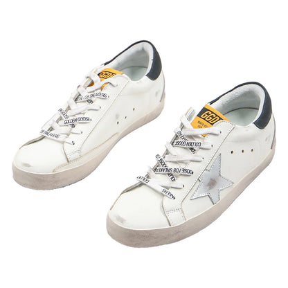 Tênis Golden Goose Super-Star White Silver Branco