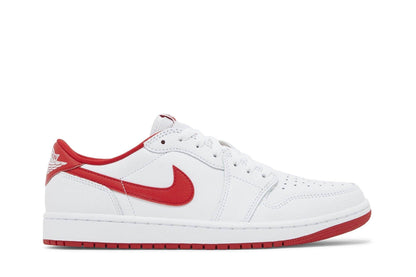 Tênis Nike Air Jordan 1 Retro Low OG University Red Branco