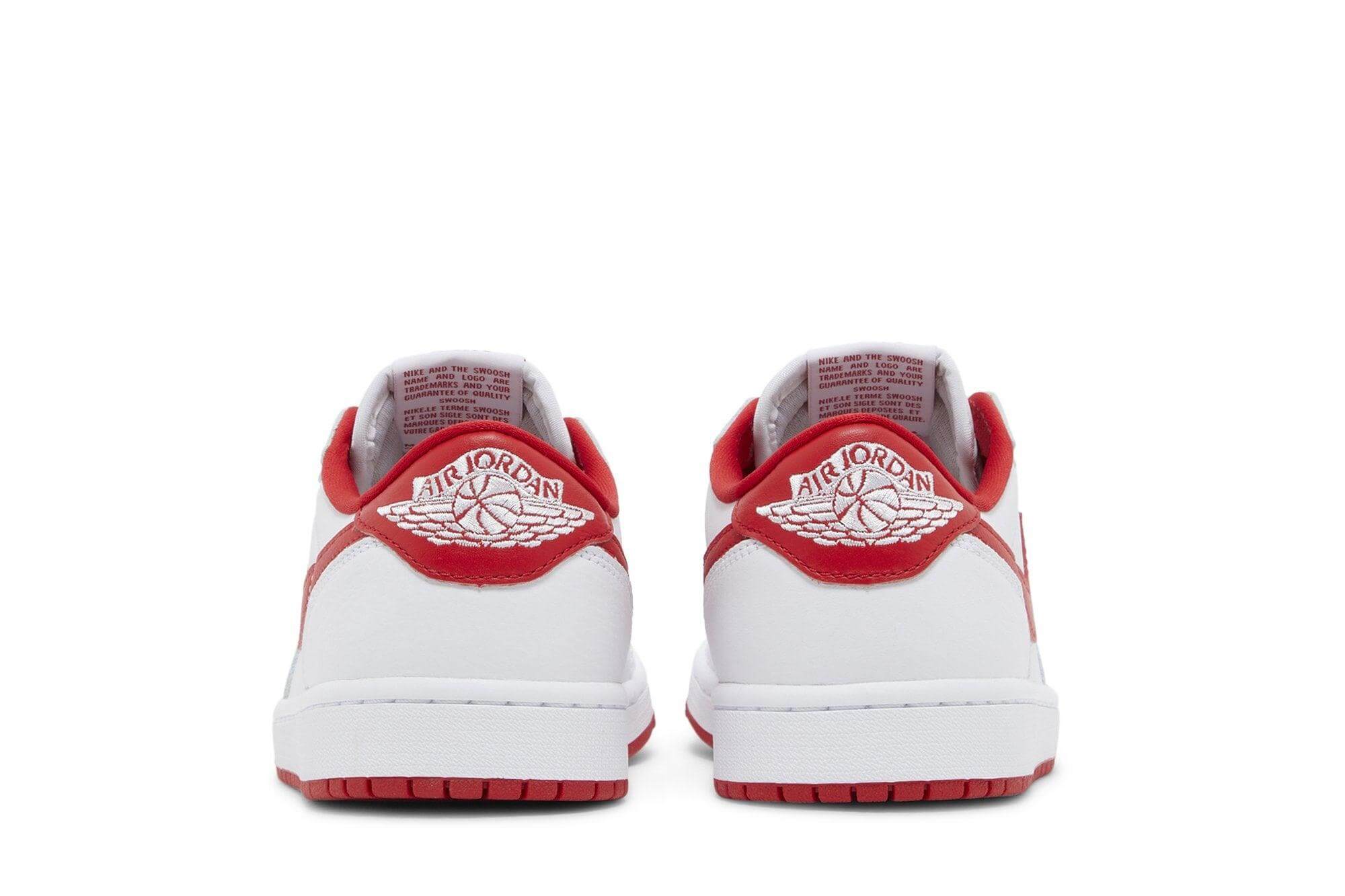Tênis Nike Air Jordan 1 Retro Low OG University Red Branco