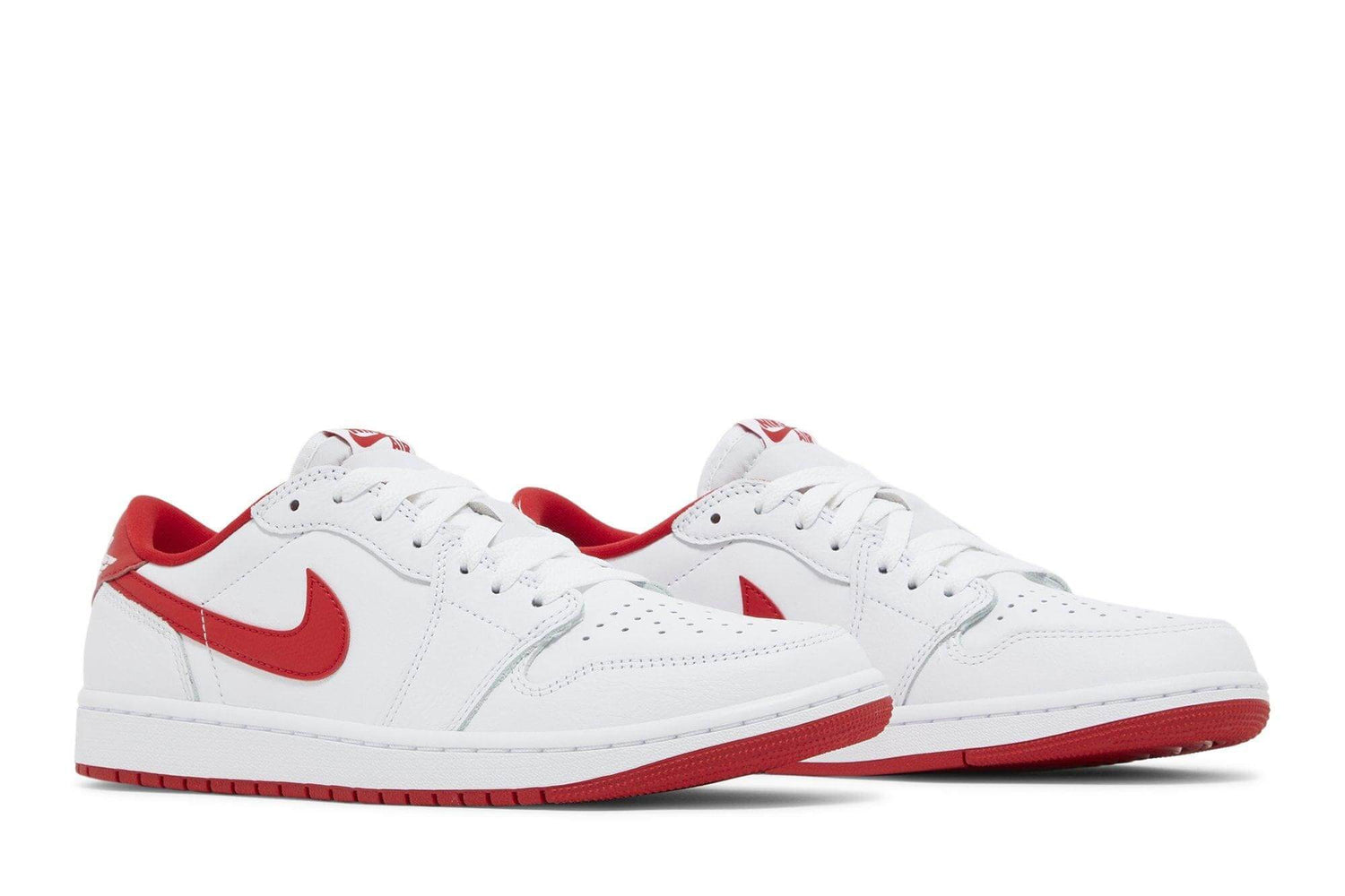 Tênis Nike Air Jordan 1 Retro Low OG University Red Branco