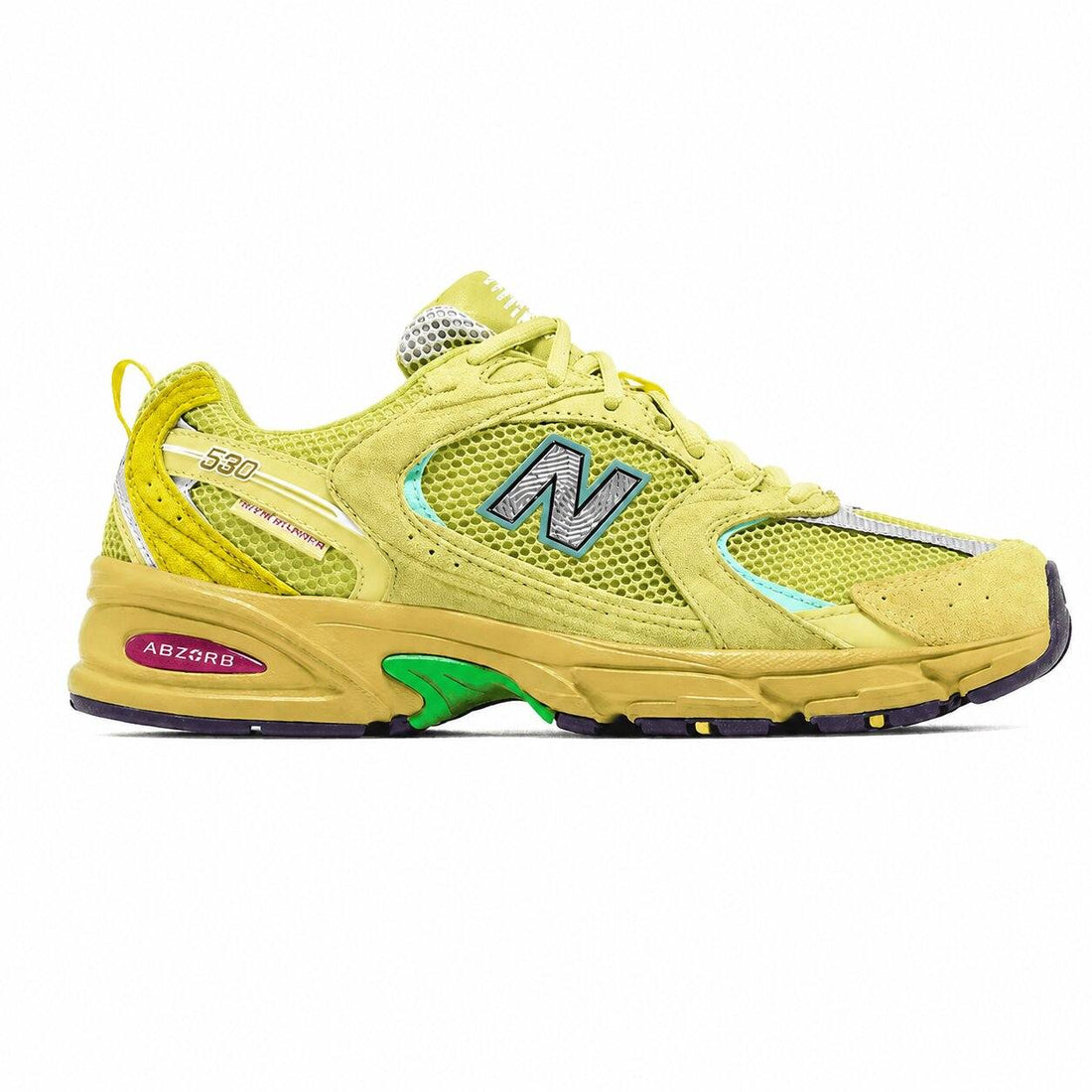Tênis New Balance 530 x Salehe Bembury Prosperity Be The Prize Verde