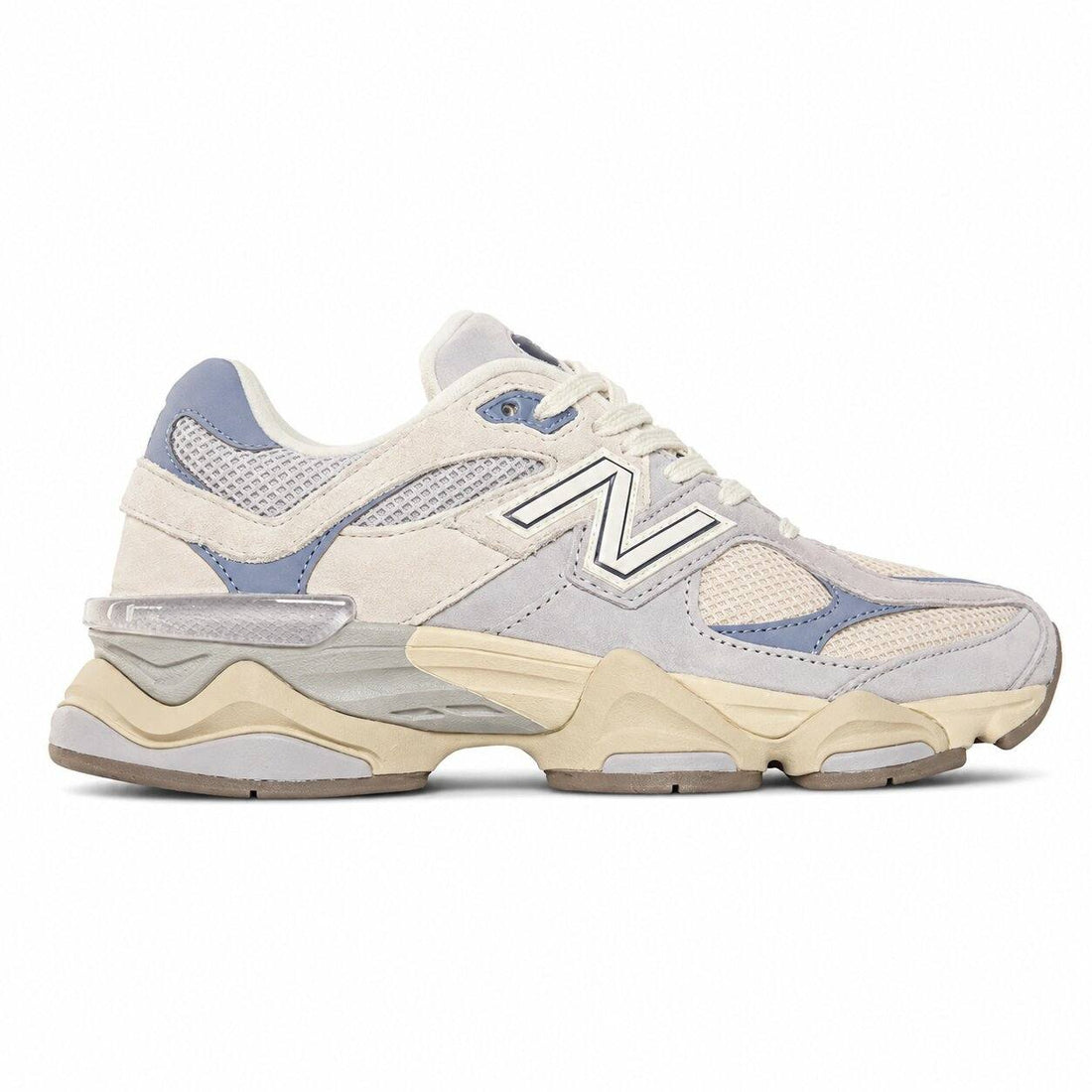 Tênis New Balance 9060 Pearl Grey Linen Azul Blue