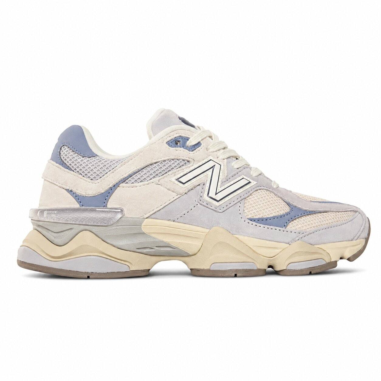 Tênis New Balance 9060 Pearl Grey Linen Azul Blue