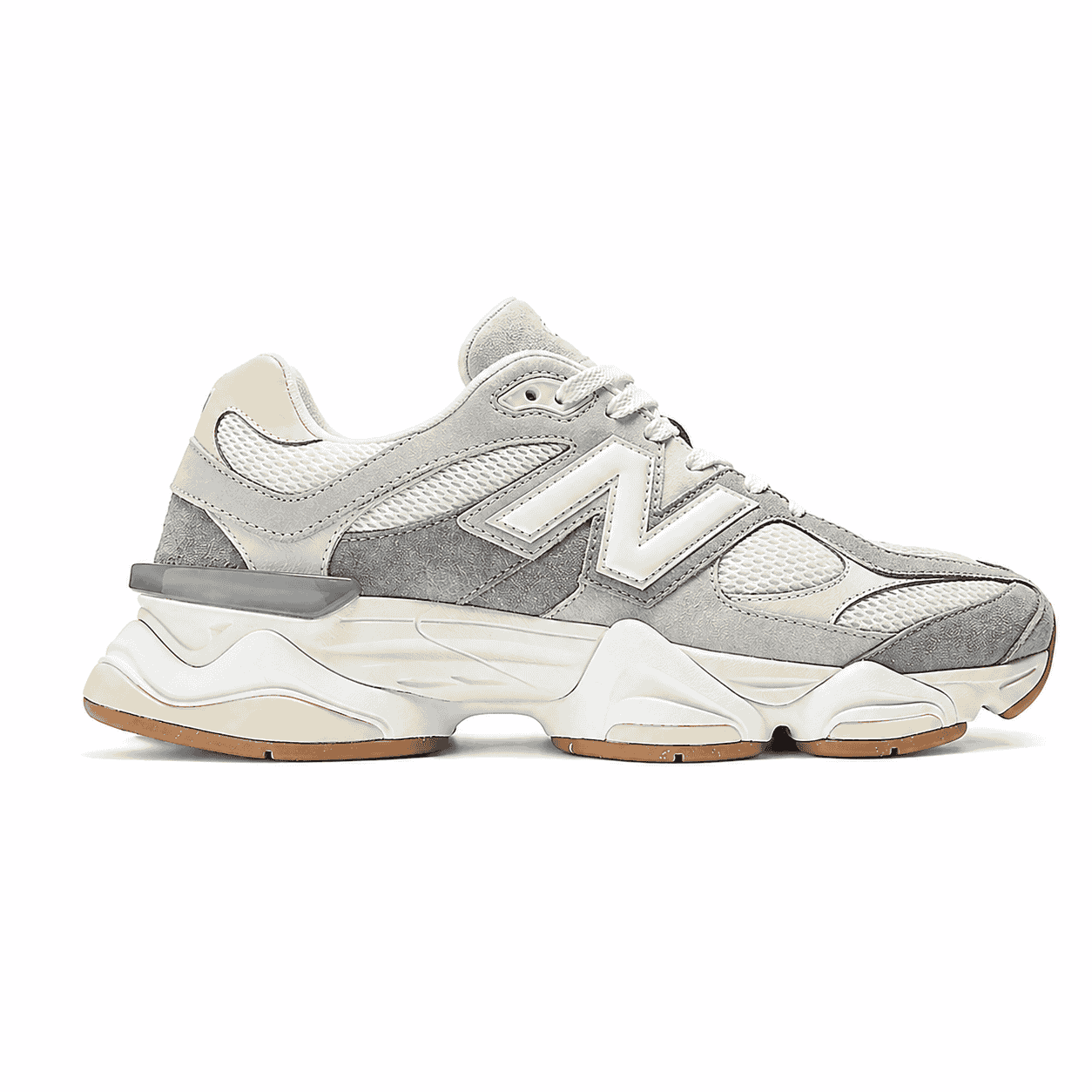 Tênis New Balance 9060 Mesh Slate Grey Calcium Cinza