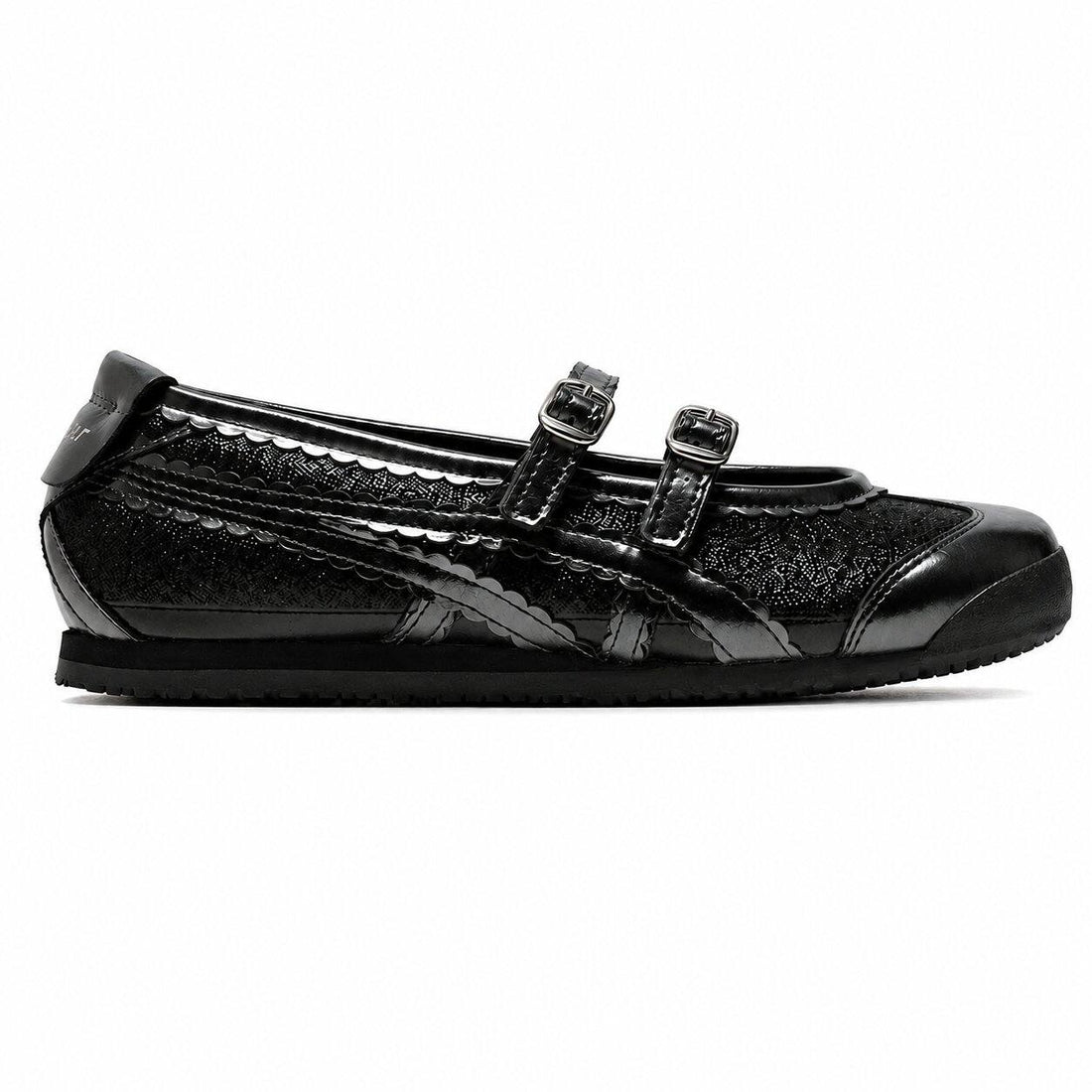 Tênis Onitsuka Tiger Mexico 66 TGRS Black/Gunmetal Glitter Pack Preto