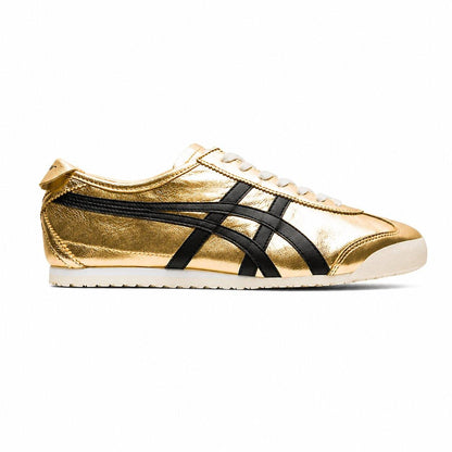 Tênis Onitsuka Tiger Mexico 66 Pure Gold Black Dourado