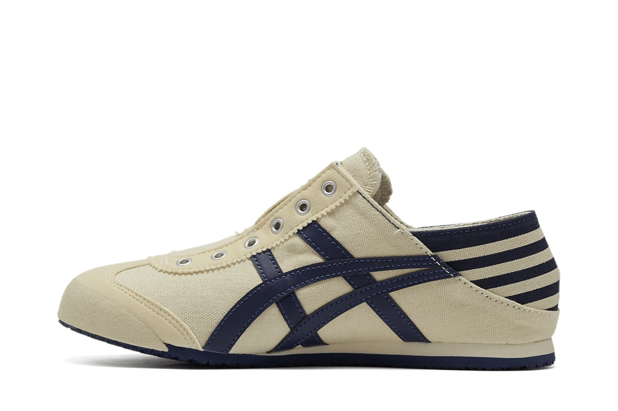 Tênis Onitsuka Tiger Mexico 66 Paraty Natural Navy Bege