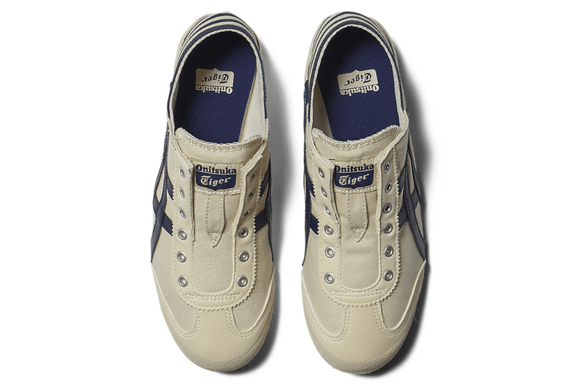 Tênis Onitsuka Tiger Mexico 66 Paraty Natural Navy Bege
