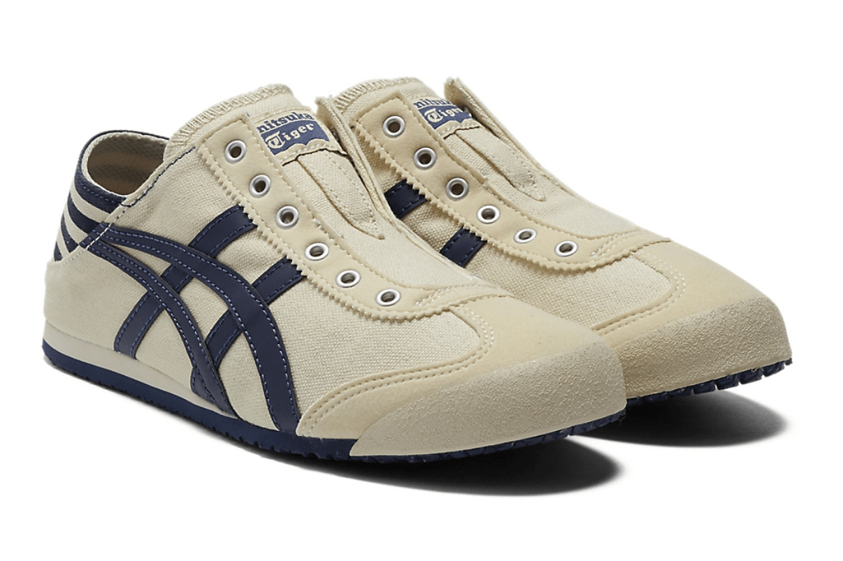 Tênis Onitsuka Tiger Mexico 66 Paraty Natural Navy Bege