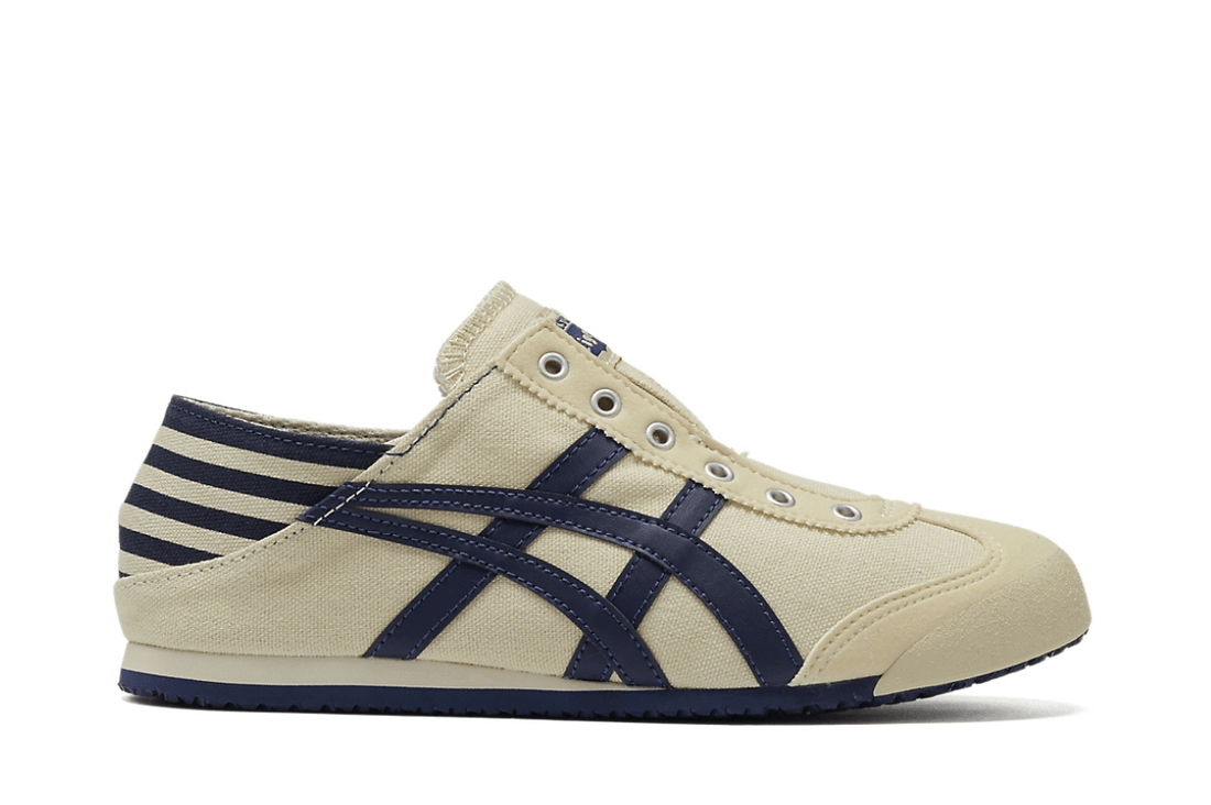Tênis Onitsuka Tiger Mexico 66 Paraty Natural Navy Bege
