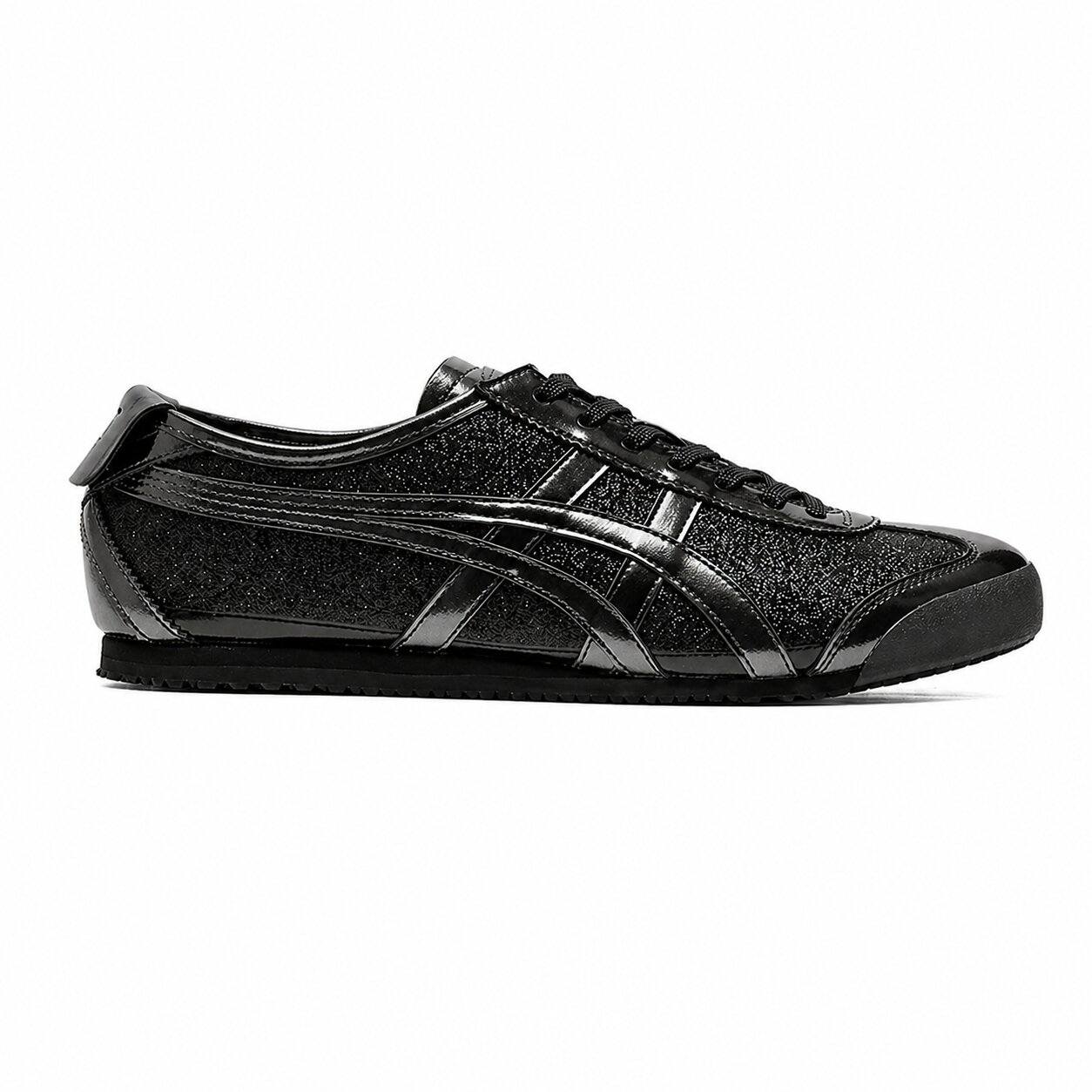 Tênis Onitsuka Tiger Mexico 66 Glitter Pack Black Gunmetal Preto