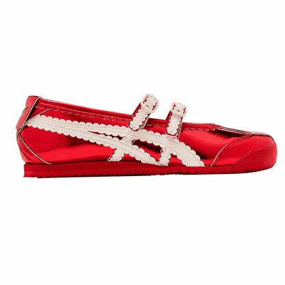 Tênis Onitsuka Tiger Mexico 66 TGRS Classic Red/Cream Vermelho