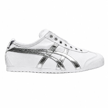 Tênis Onitsuka Tiger Mexico 66 Slip-On White Pure Silver Prateado