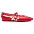 Sapatilha Onitsuka Tiger Gymnarina Classic Red Cream Vermelho