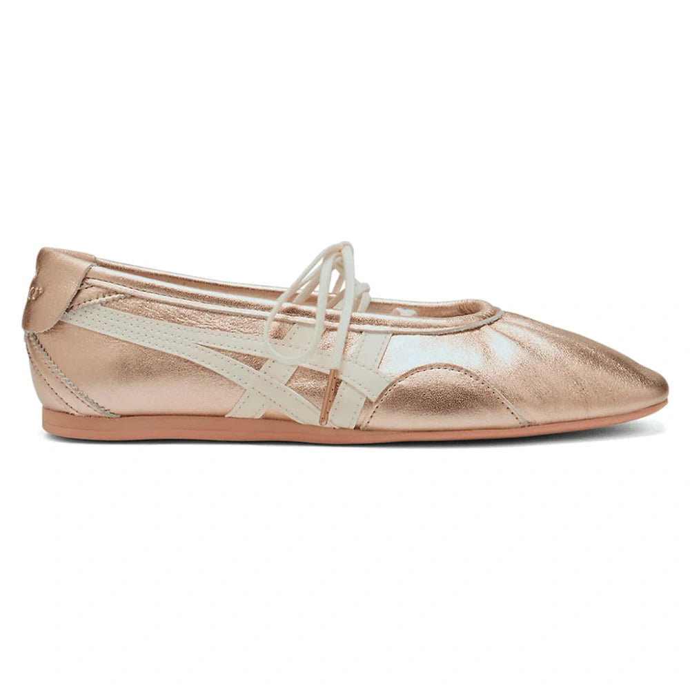 Sapatilha Onitsuka Tiger Gymnarina Rose Gold Cream Bege